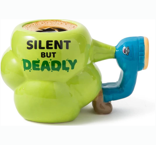 Master Blaster Farter Mug with humorous design, perfect gift for frequent farters.