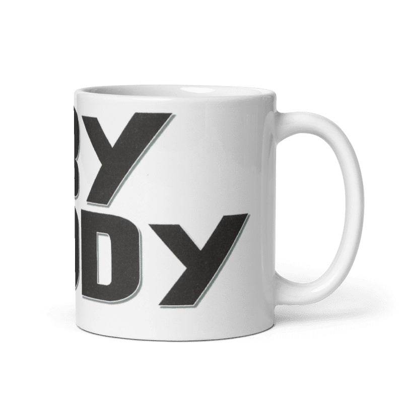 Cream-colored Baby Daddy Ceramic Mug in premium ceramic, available in 11oz and 15oz sizes.