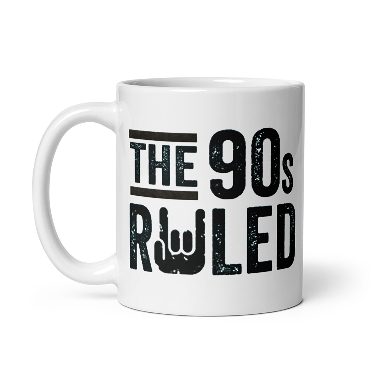 The 90's Ruled Ceramic Mug