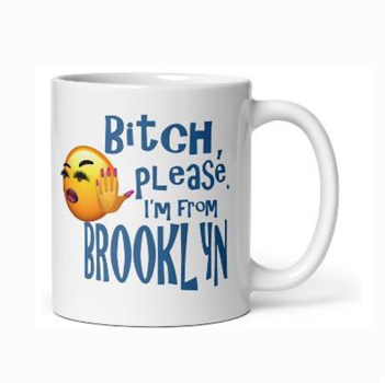 Snarky Brooklyn Girl Ceramic Mug