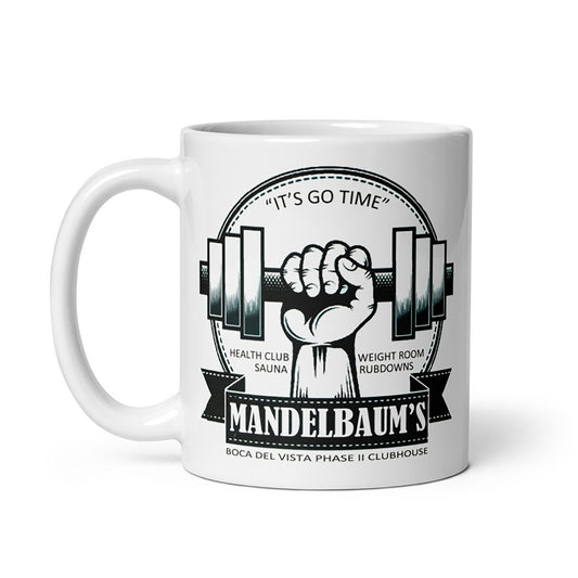 Mandelbaum's Gym Seinfeld Mug