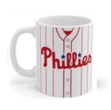 Philadelphia Phillies Jersey Ceramic Mug