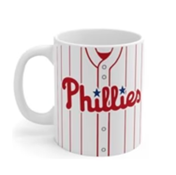 Philadelphia Phillies Jersey Ceramic Mug