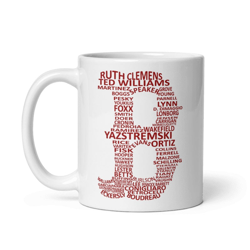 Boston Red Sox Legends Ceramic Mug