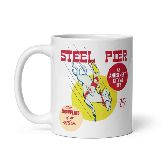 Steel Pier Diving Horse Ceramic Mug