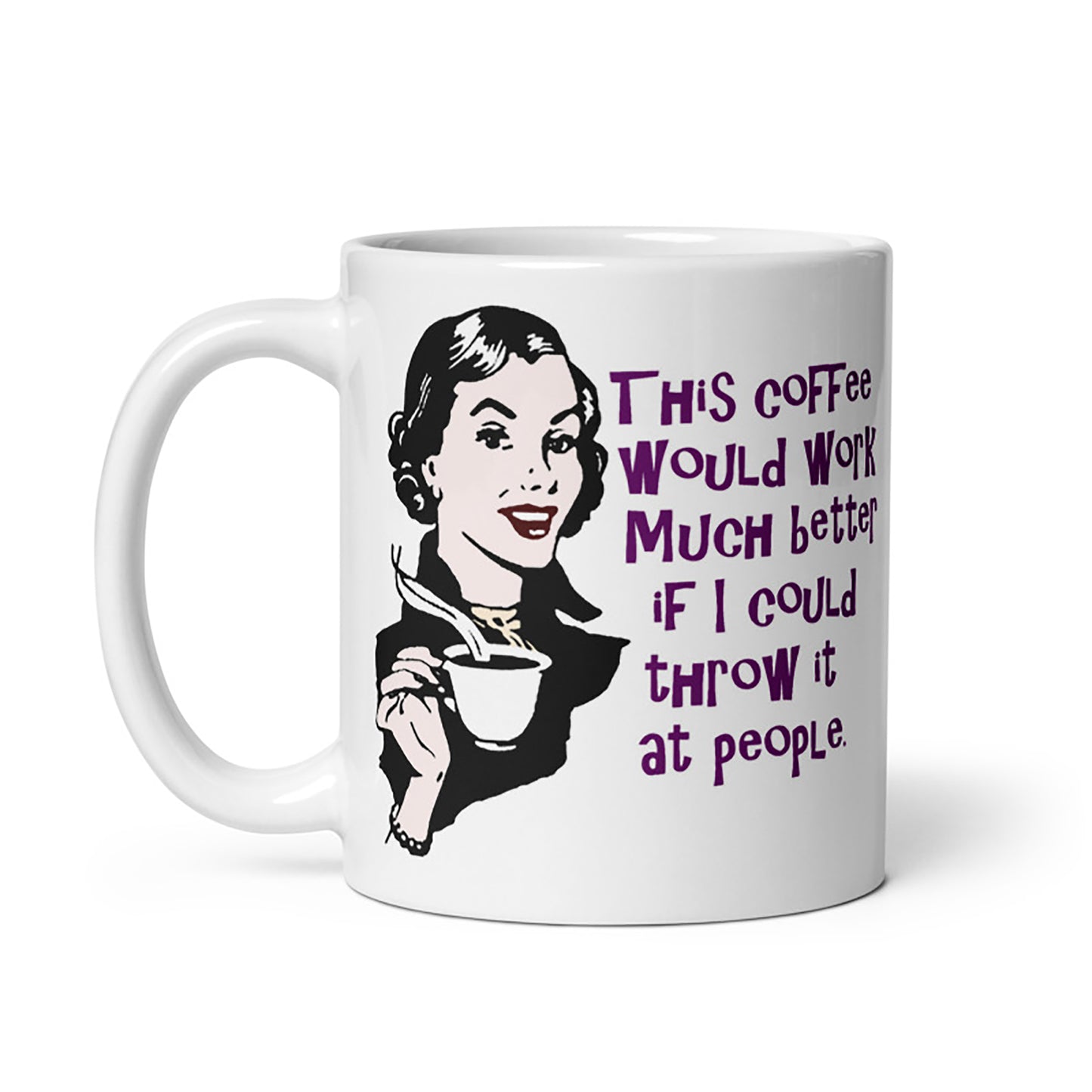 Retro Snarky Morning Coffee Mug