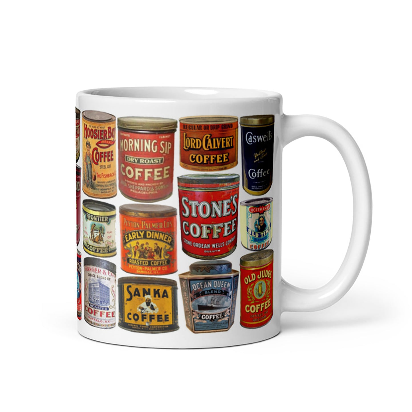 Vintage Coffee Tins Mug